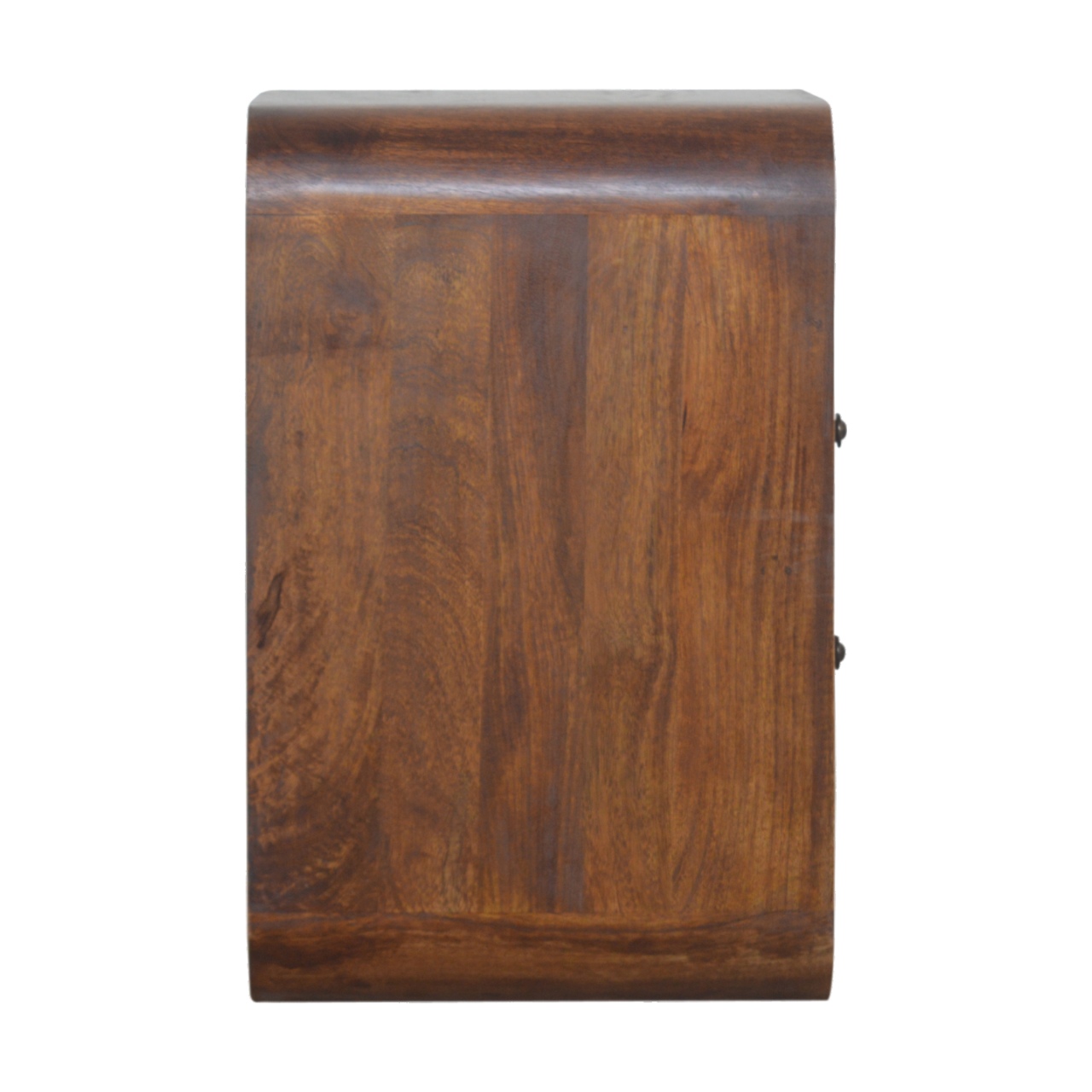 Chestnut Curve 2 Drawer nightstand - Image 7