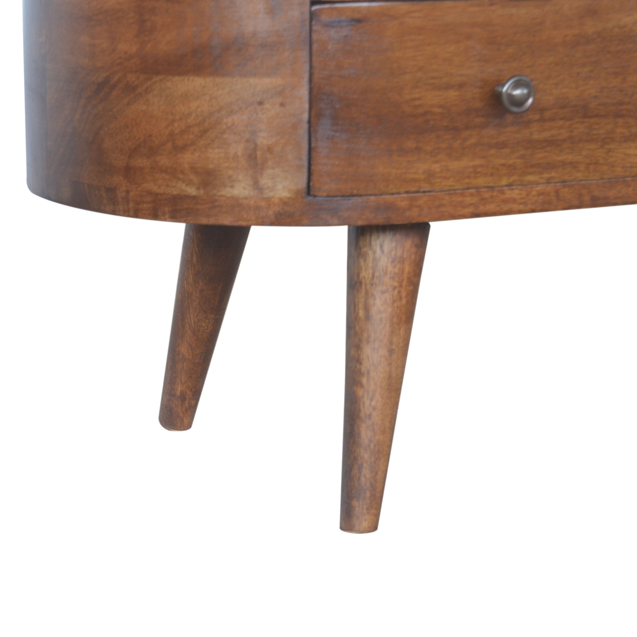 Chestnut Rounded Entertainment Unit - Image 6