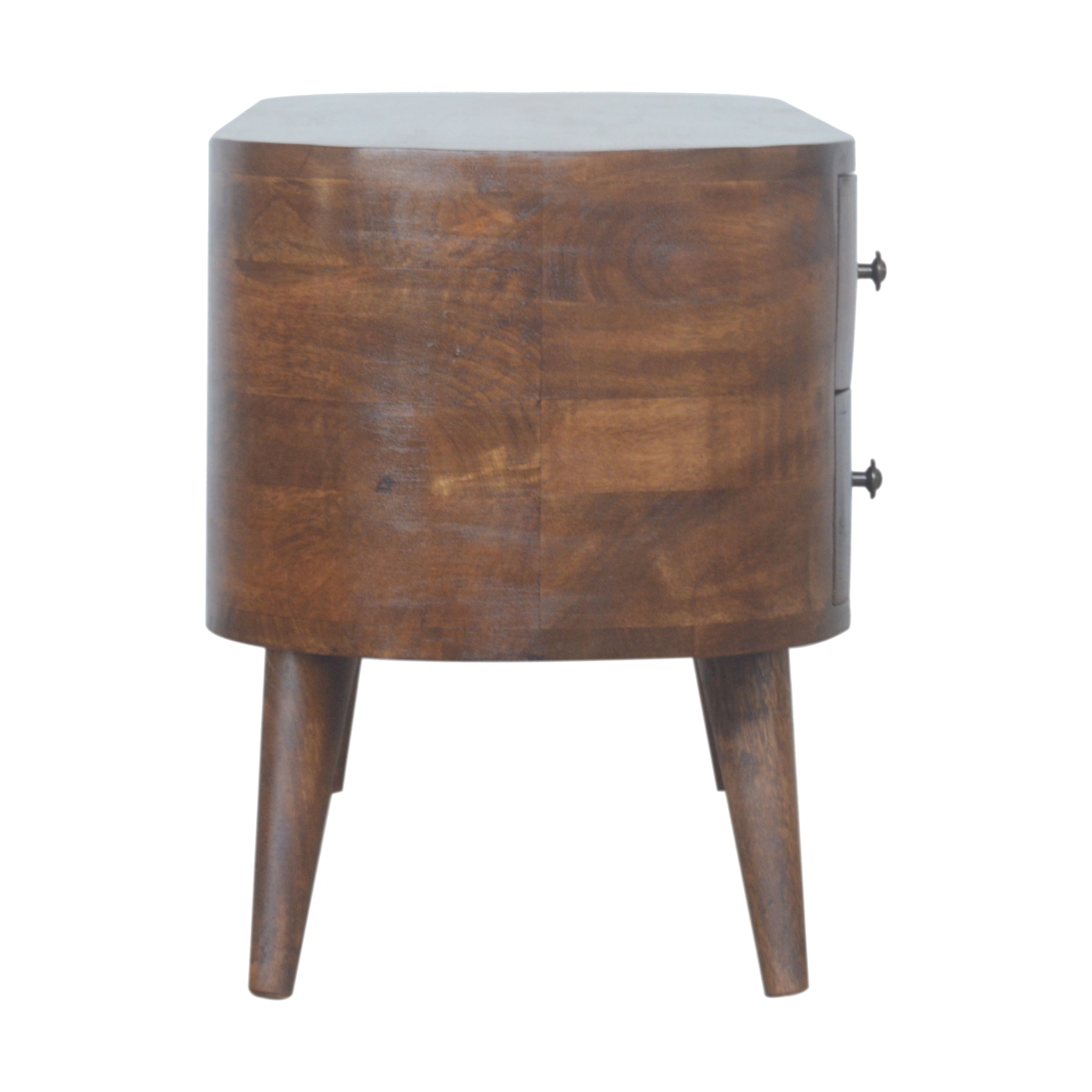 Chestnut Rounded Entertainment Unit - Image 7