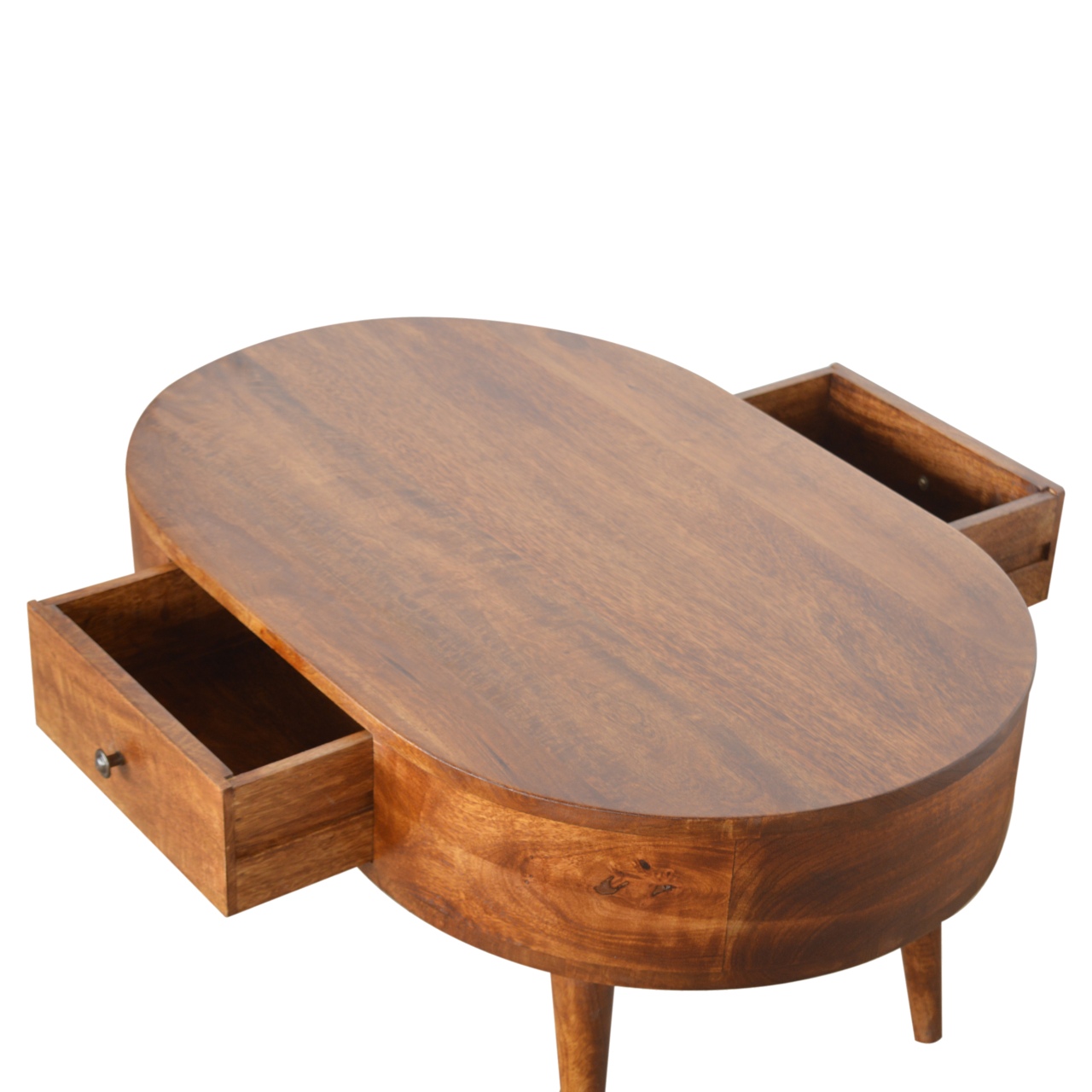 Chestnut Rounded Coffee Table – Bild 4